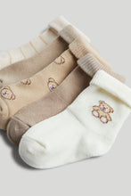 Load image into Gallery viewer, Mothercare 5 Pack Bear Baby Socks