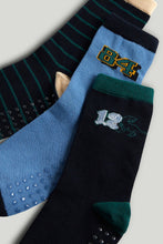 Load image into Gallery viewer, Mothercare 3 Pack Dinosaur Slip-Resist Socks