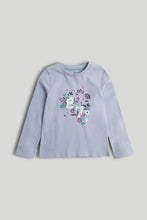 Load image into Gallery viewer, Mothercare Lilac Floral T-Shirt