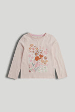 Load image into Gallery viewer, Mothercare Pink Fox Long-Sleeved T-Shirt
