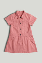 Load image into Gallery viewer, Mothercare Pink Shirt Dress