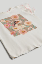 Load image into Gallery viewer, Mothercare White Cat T-Shirt