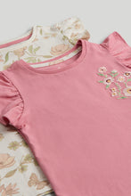Load image into Gallery viewer, Mothercare 3 Pack Flower Girl T-Shirt