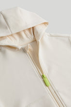 Load image into Gallery viewer, Mothercare Cream Zip-Up Hoodie