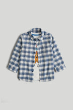 Load image into Gallery viewer, Mothercare Checked Shirt and T-Shirt Set