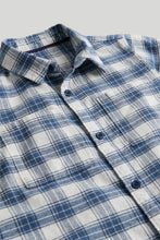 Load image into Gallery viewer, Mothercare Checked Shirt and T-Shirt Set