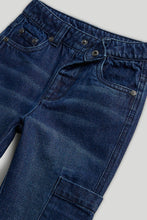 Load image into Gallery viewer, Mothercare Denim Cargo Jeans
