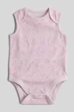 Load image into Gallery viewer, Mothercare 5 Pack Giraffe Sleeveless Bodysuits