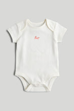 Load image into Gallery viewer, Mothercare 5 Pack Ponies Short-Sleeved Bodysuits