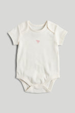 Load image into Gallery viewer, Mothercare 5 Pack Bows Short-Sleeved Bodysuits