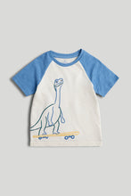 Load image into Gallery viewer, Mothercare Dinosaur Skate T-Shirt