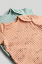 Load image into Gallery viewer, Mothercare 5 Pack Animals Short-Sleeved Bodysuits