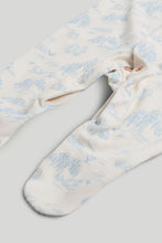 Load image into Gallery viewer, Mothercare 3 Pack Blue Sleepsuits