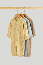 Load image into Gallery viewer, Mothercare 3 Pack Animal Footless Sleepsuits