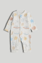Load image into Gallery viewer, Mothercare 3 Pack Blue Footless Sleepsuits