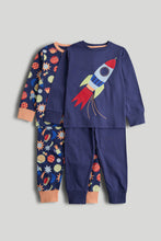 Load image into Gallery viewer, Mothercare 2 Pack Space Pyjamas