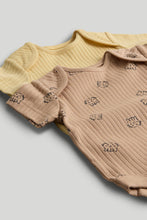 Load image into Gallery viewer, Mothercare 5 Pack Animal Short-Sleeved Bodysuits