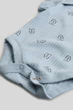 Load image into Gallery viewer, Mothercare 5 Pack Animal Short-Sleeved Bodysuits