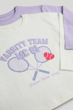 Load image into Gallery viewer, Mothercare 2 Pack Varsity Pyjamas