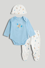 Load image into Gallery viewer, Mothercare 3-Piece Space Baby Outfit Set