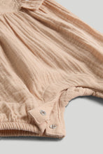 Load image into Gallery viewer, Mothercare Peach Cotton Romper