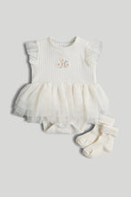 Load image into Gallery viewer, Mothercare Daisy Tutu Bodysuit and Socks Outfit