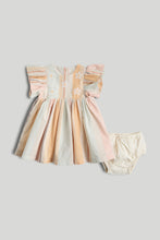 Load image into Gallery viewer, Mothercare Striped Dress and Knickers Outfit