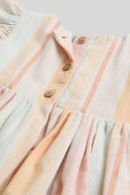Load image into Gallery viewer, Mothercare Striped Dress and Knickers Outfit