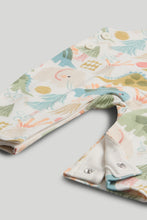 Load image into Gallery viewer, Mothercare Dinosaur Dungarees and Bodysuit Outfit
