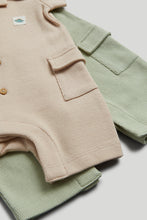 Load image into Gallery viewer, Mothercare 2 Pack Cargo Rompers