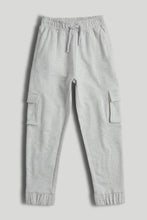 Load image into Gallery viewer, Mothercare Grey Cargo Joggers