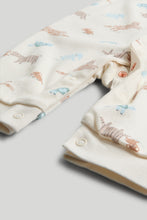 Load image into Gallery viewer, Mothercare 3 Pack Safari Footless Sleepsuits