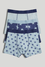 Load image into Gallery viewer, Mothercare 3 Pack Stars Trunk Briefs