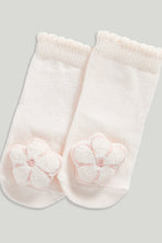 Load image into Gallery viewer, Mothercare Flower Rattle Socks