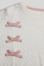 Load image into Gallery viewer, Mothercare White Bow T-Shirt