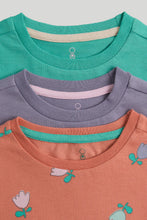 Load image into Gallery viewer, Mothercare 3 Pack Flower Long-Sleeved T-Shirt