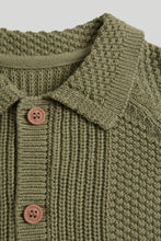 Load image into Gallery viewer, Mothercare Green Knitted Cardigan