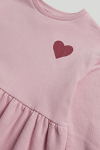 Load image into Gallery viewer, Mothercare Pink Sweatshirt Dress