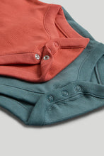 Load image into Gallery viewer, Mothercare 2 Pack Polo Long-Sleeved Bodysuits