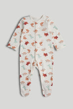 Load image into Gallery viewer, Mothercare 3 Pack Dinosaur Sleepsuits