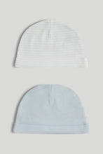 Load image into Gallery viewer, Mothercare 2 Pack My First Cotton Baby Hats