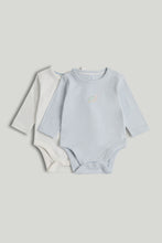 Load image into Gallery viewer, Mothercare 2 Pack My First Long-Sleeved Bodysuits