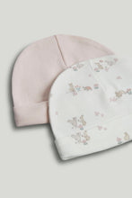 Load image into Gallery viewer, Mothercare 2 Pack My First Cotton Baby Hats