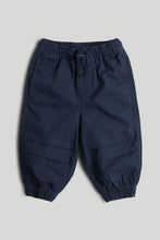 Load image into Gallery viewer, Mothercare Navy Ripstop Trousers