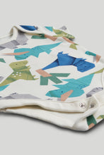 Load image into Gallery viewer, Mothercare Dinosaur Bibshorts and Bodysuit Outfit