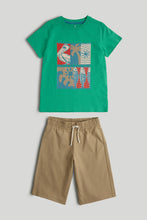 Load image into Gallery viewer, Mothercare Sardines T-Shirt and Shorts Outfit