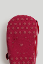 Load image into Gallery viewer, Mothercare Red Bow Pram Shoes