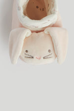 Load image into Gallery viewer, Mothercare Pink Bunny Rattle Sock-Top Booties