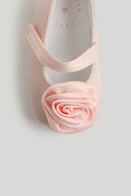Load image into Gallery viewer, Mothercare Pink Flower Pram Shoes