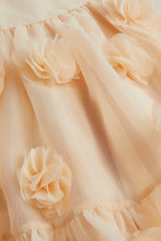 Load image into Gallery viewer, Mothercare Peach Flower Occasion Dress